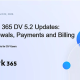 Work 365 DV Updates